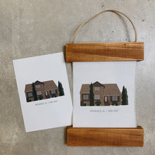 Load image into Gallery viewer, Custom Home Graphic: Mini Canvas Wall Hanging
