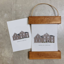 Load image into Gallery viewer, Custom Home Graphic: Mini Canvas Wall Hanging
